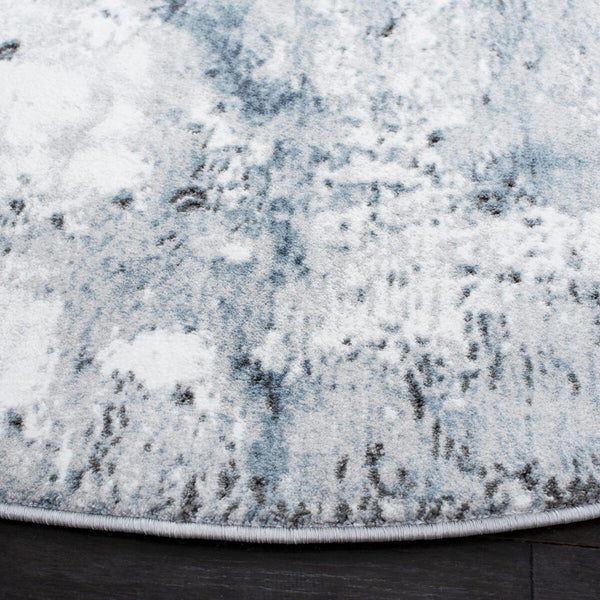 Craft 850 Contemporary Power Loomed 90% Polypropylene, 10% Polyester Rug Blue / Grey