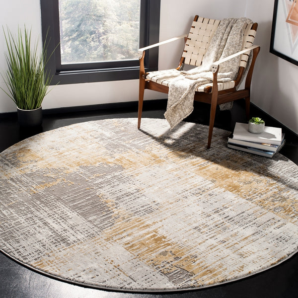 Safavieh Craft 874 Power Loomed 85% Polypropylene/15% Polyester Contemporary Rug CFT874G-4SQ