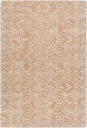 Corfu CFU-2300 Global Wool Rug CFU2300-81012 Beige, Cream, Peach 100% Wool 8'10" x 12'