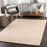 Corfu CFU-2300 Global Wool Rug CFU2300-81012 Beige, Cream, Peach 100% Wool 8'10" x 12'