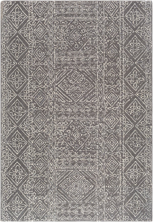 Corfu CFU-2301 Global Wool Rug CFU2301-81012 Light Gray, Cream 100% Wool 8'10" x 12'