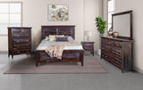 Porter Designs Sonora Solid Sheesham Wood Queen Natural Bed Gray 04-116-14-7730M-KIT