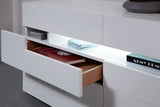 VIG Furniture Modrest Ceres - Modern LED White Lacquer Dresser VGWCCG05D-WHT