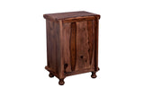 Porter Designs Taos Solid Sheesham Wood Natural Cabinet Brown 05-116-26-1085H