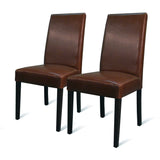 Hartford Bicast Leather Dining Chair - Set of 2