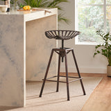 Chapman Saddle Copper Barstool Noble House