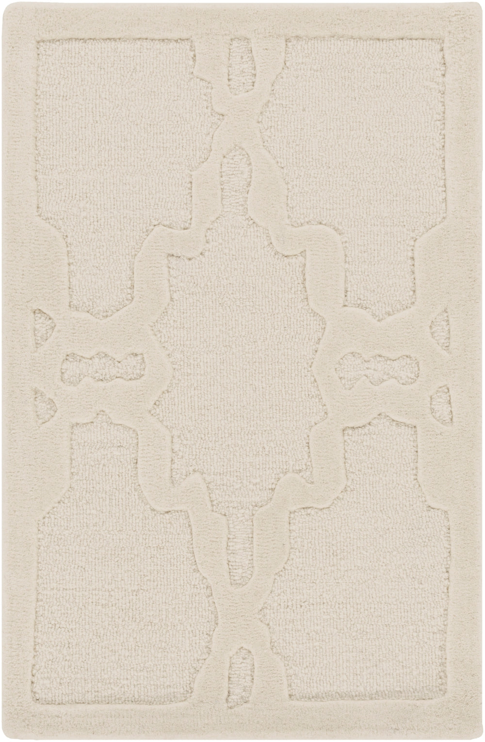 Chandler CHA-4000 Global Wool Rug CHA4000-912 Ivory 100% Wool 9' x 12'
