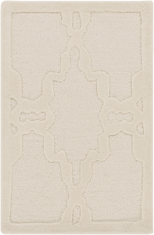 Chandler CHA-4000 Global Wool Rug CHA4000-912 Ivory 100% Wool 9' x 12'