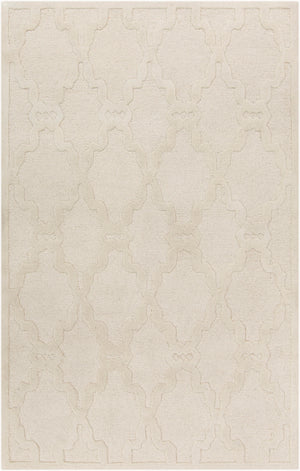 Chandler CHA-4000 Global Wool Rug CHA4000-58 Ivory 100% Wool 5' x 8'