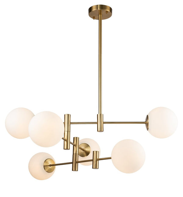 Safavieh Gideon Chandelier Antique Gold Steel CHA7000A