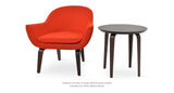 Madison Plywood Set: Madison Armchair Plywood Wookl and Chanelle End Table