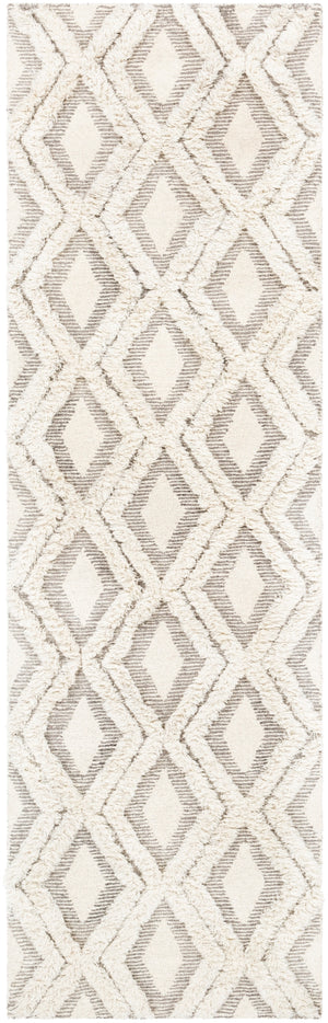 Cherokee CHK-2305 Global Wool Rug CHK2305-268 Camel, Cream 100% Wool 2'6" x 8'