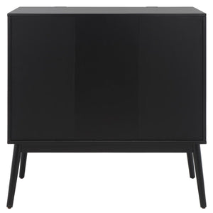 Safavieh Baisley 3 Drawer Rattan Chest  Black CHS5000B