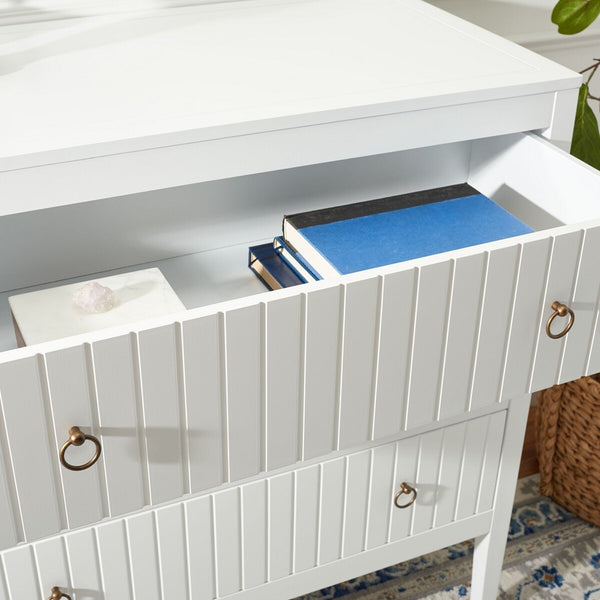 Tegan 3 Drawer Chest White  Wood CHS5001A