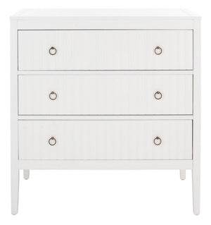 Tegan 3 Drawer Chest White  Wood CHS5001A