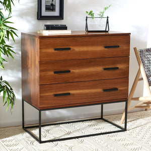 Marquise 3 Drawer Chest Brown Wood CHS5002A