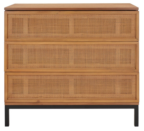 Safavieh Zadie 3 Drawer Rattan Chest CHS5004C