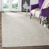 Chester 543  Hand Knotted Wool & Bamboo Silk Rug Linen / Pearl