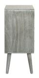 Safavieh Pomona Chest 3 Drawer Slate Grey Wood Water Based Paint Pine MDF CHS5700C 889048258655