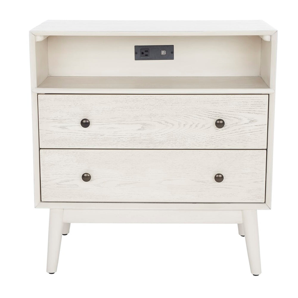 Safavieh Scully 2 Drawer 1 Shelf Chest W/ Usb CHS6417A