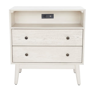 Safavieh Scully 2 Drawer 1 Shelf Chest W/ Usb CHS6417A
