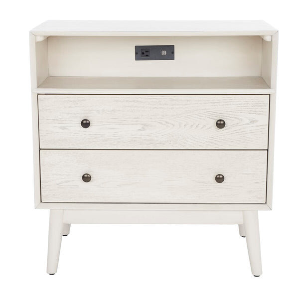 Safavieh Scully 2 Drawer 1 Shelf Chest W/ Usb CHS6417A