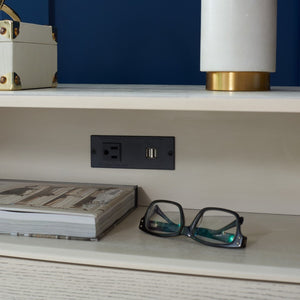 Safavieh Scully 2 Drawer 1 Shelf Chest W/ Usb CHS6417A