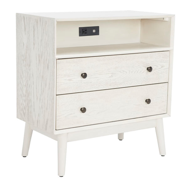 Safavieh Scully 2 Drawer 1 Shelf Chest W/ Usb CHS6417A