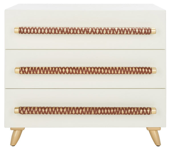 Safavieh Raquel 3 Drawer Chest White CHS6602C