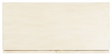 Sula 2 Door 1 Shelf Chest Antique White Wood CHS6603A