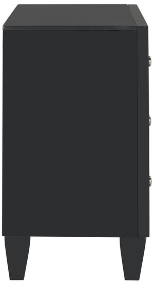 Safavieh Marlon Chest 3 Drawer Black Painting Rubberwood CHS9202A 889048496682