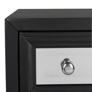 Safavieh Marlon Chest 3 Drawer Black Painting Rubberwood CHS9202A 889048496682