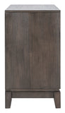 Safavieh Shannon 2 Door Chest Gry Wash Walnut / Mirror Wood, Metal, Mirror CHS9203B 889048640412