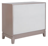 Safavieh Shannon 2 Door Chest Champagne / Mirror Wood, Metal, Mirror CHS9203D 889048640436