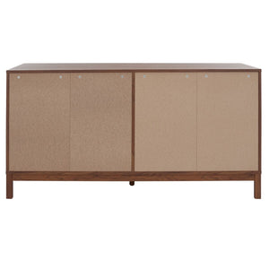 Safavieh Galio 6 Drawer Chest Walnut / Gold CHS9601A-2BX