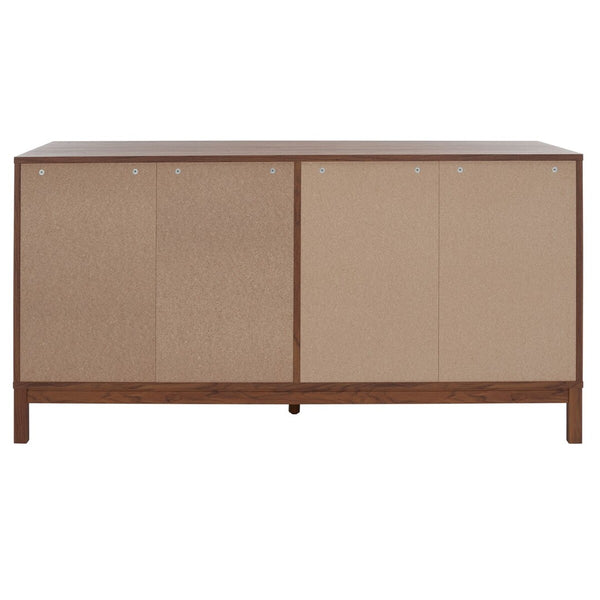 Safavieh Galio 6 Drawer Chest Walnut / Gold CHS9601A-2BX