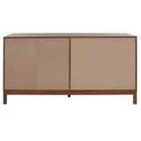 Safavieh Galio 6 Drawer Chest Walnut / Gold CHS9601A-2BX