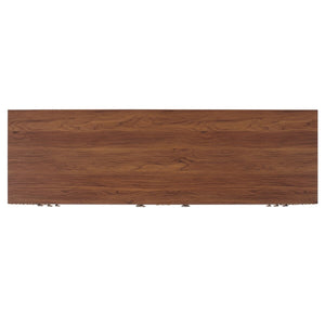 Safavieh Galio 6 Drawer Chest Walnut / Gold CHS9601A-2BX