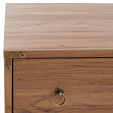 Safavieh Galio 6 Drawer Chest Oak / Gold CHS9601D-2BX