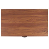 Safavieh Irelia 3 Drawer Chest Walnut  Pb, Mdf, Rubber Wood CHS9602A