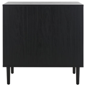 Safavieh Irelia 3 Drawer Chest Black Pb, Mdf, Rubber Wood CHS9602B