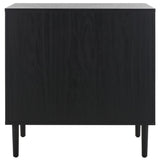 Safavieh Irelia 3 Drawer Chest Black Pb, Mdf, Rubber Wood CHS9602B