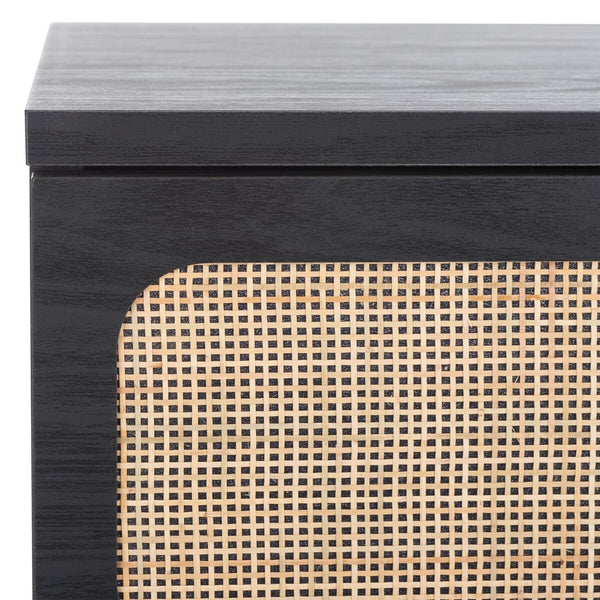 Safavieh Irelia 3 Drawer Chest Black Pb, Mdf, Rubber Wood CHS9602B