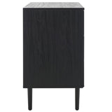 Safavieh Irelia 3 Drawer Chest Black Pb, Mdf, Rubber Wood CHS9602B