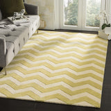 Chatham Cht715  Hand Tufted 100% Wool Pile Rug Light Gold / Ivory