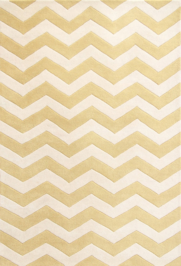 Chatham Cht715  Hand Tufted 100% Wool Pile Rug Light Gold / Ivory