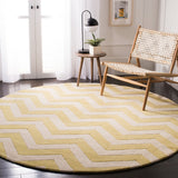 Chatham Cht715  Hand Tufted 100% Wool Pile Rug Light Gold / Ivory