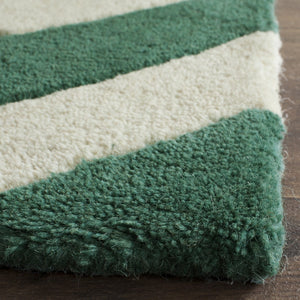 Chatham Cht715  Hand Tufted 100% Wool Pile Rug Teal / Ivory