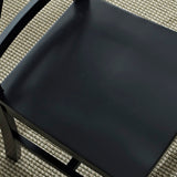Walker Edison Wood Dining Chairs, Set of 2 - Black in High-Grade MDF, Solid Wood Veneers, Solid Wood CHW2BL 812492017202