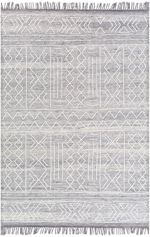 Cheyenne CHY-2304 Global Wool, Polyester Rug CHY2304-810 Ivory, Charcoal, Cream, White 60% Wool, 40% Polyester 8' x 10'
